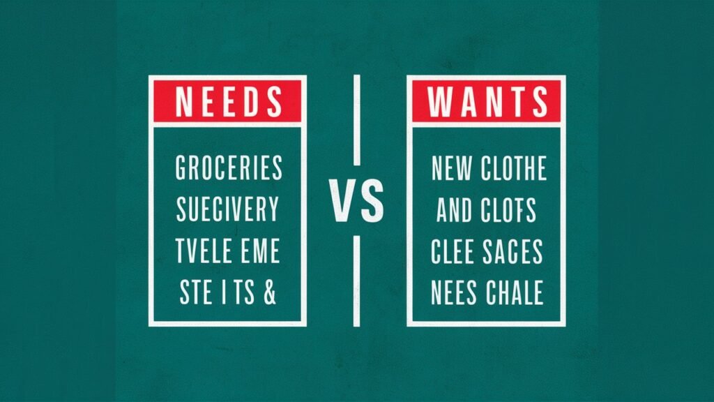 Differentiate Between Needs and Wants