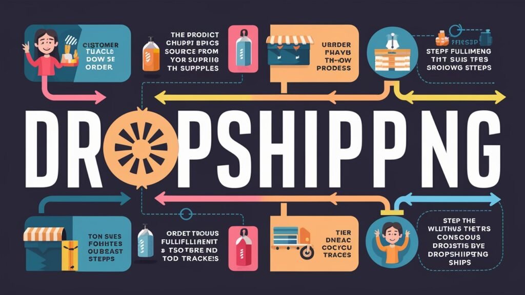 Dropshipping stages Dropshipping stages