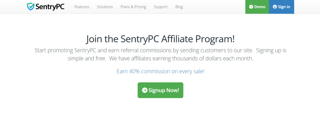 SentryPC Affiliate Program 2025 Join and Earn 40% Commission Promoting Top Employee Monitoring & Parental Control Software