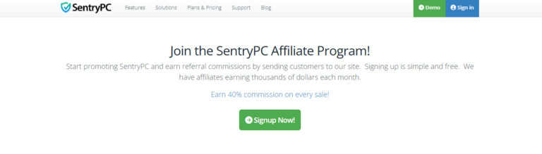 SentryPC Affiliate Program
