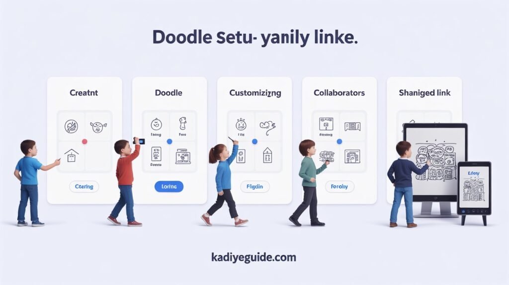 Doodle setup process from signup to sharing the link
