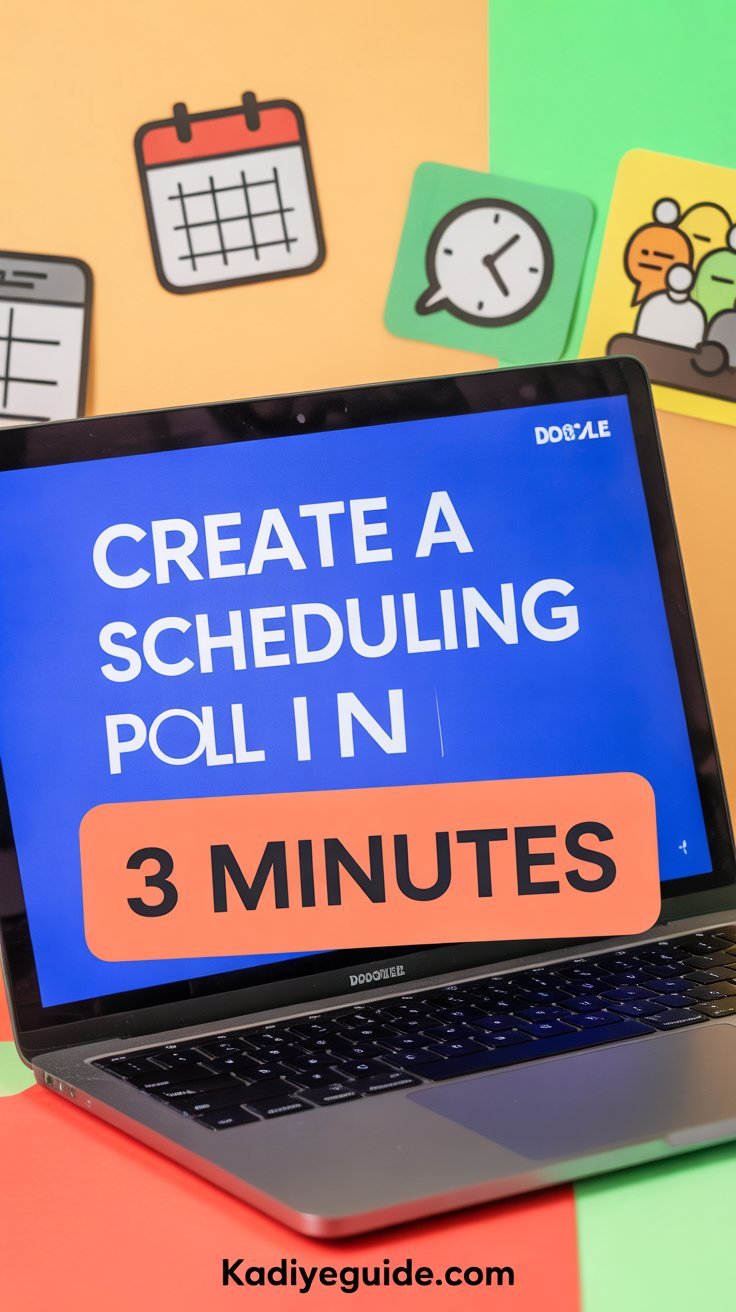 How to Create a Free Poll with Doodle in Under 3 Minutes