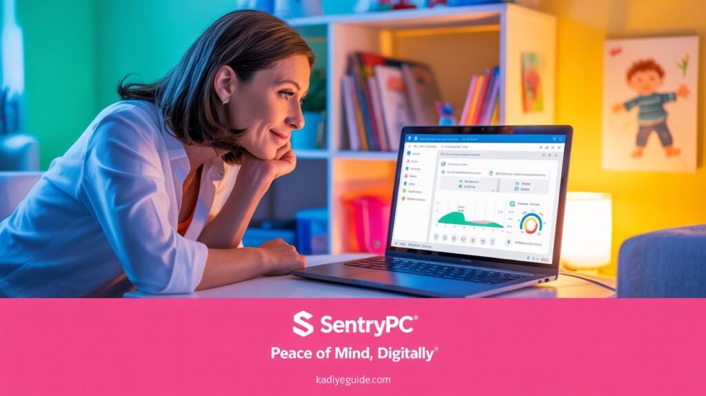 SentryPC parental control dashboard