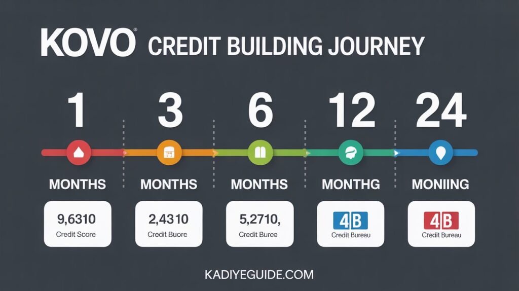 Kovo's 24-month credit building journey