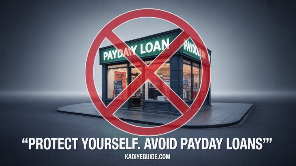 Avoid payday loans warning