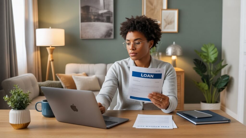 Person getting approved for personal loan with bad credit