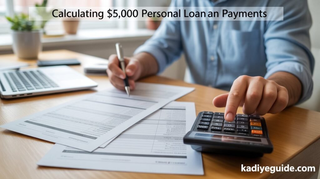 Calculating $5,000 personal loan payments