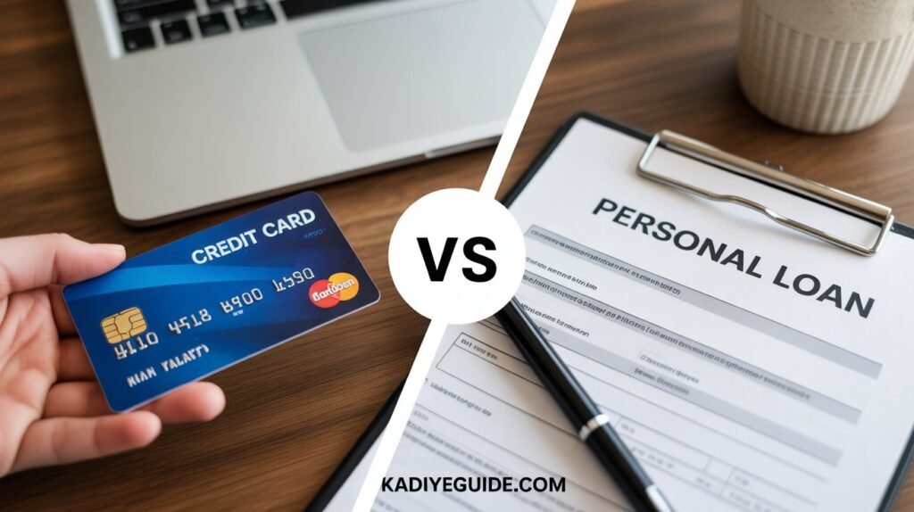 Personal loan vs credit card comparison