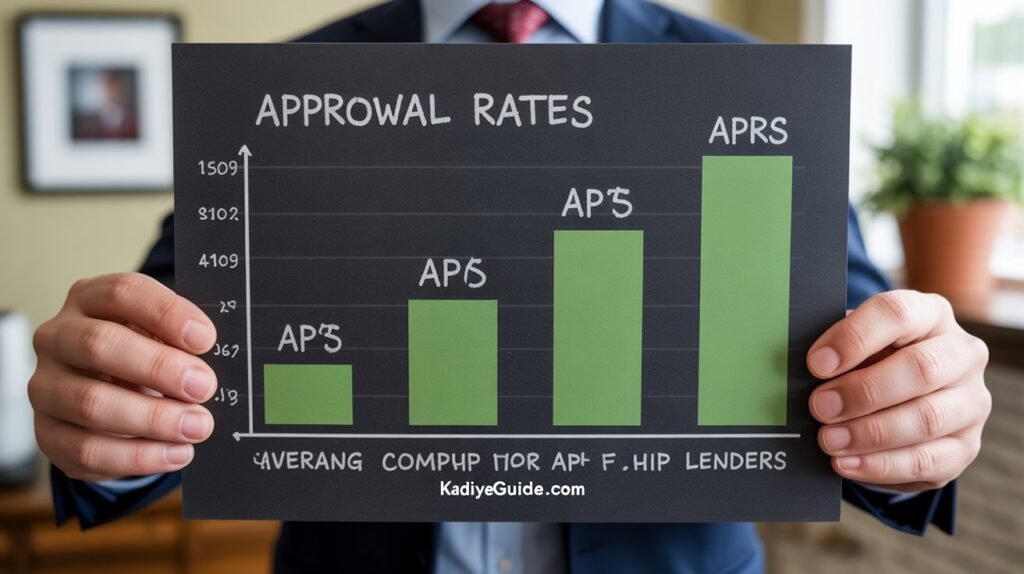 Lending comparison chart rates and approval